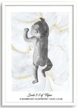 Load image into Gallery viewer, DIGITAL BIRTH PRINT POSTER
