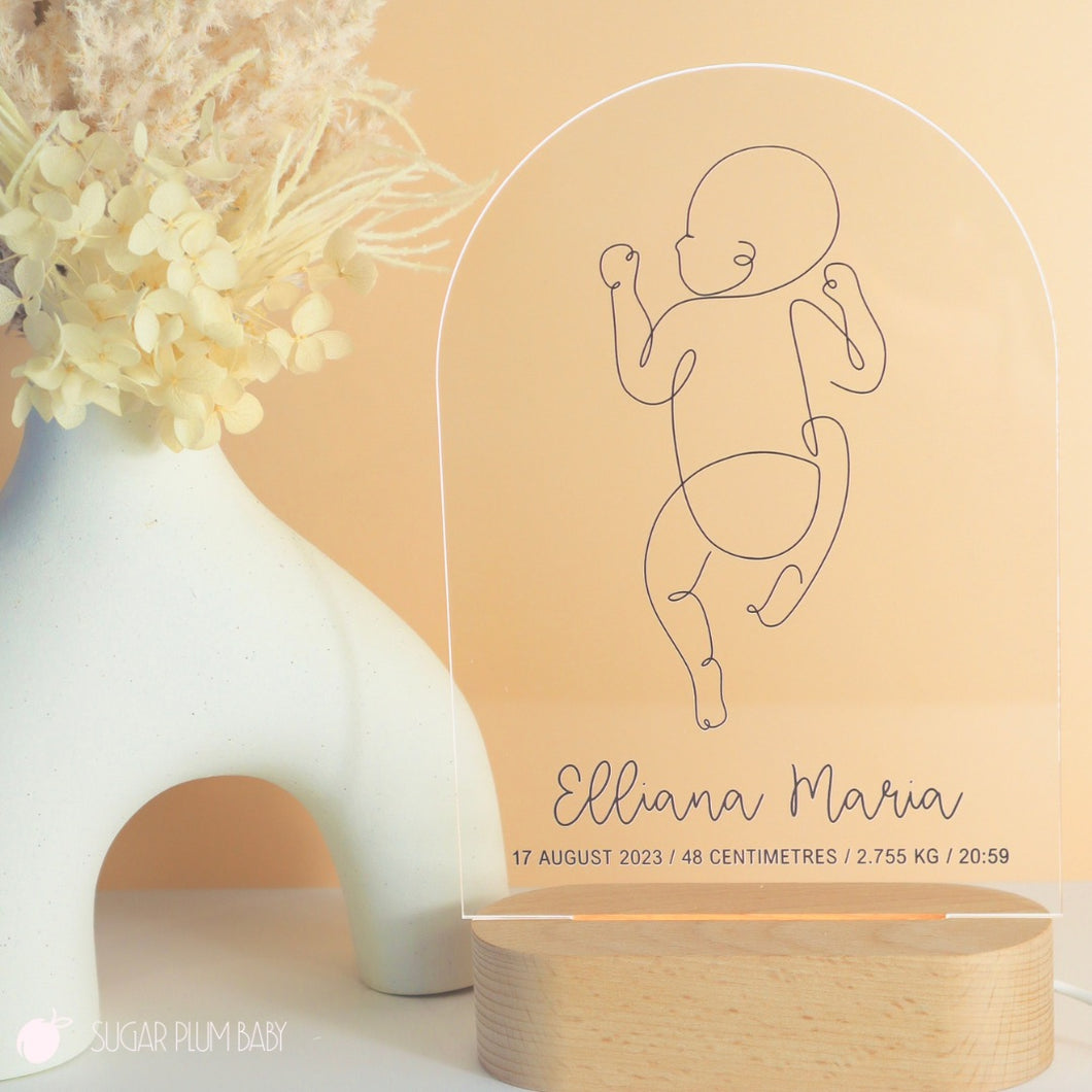 Birth Details Nightlight