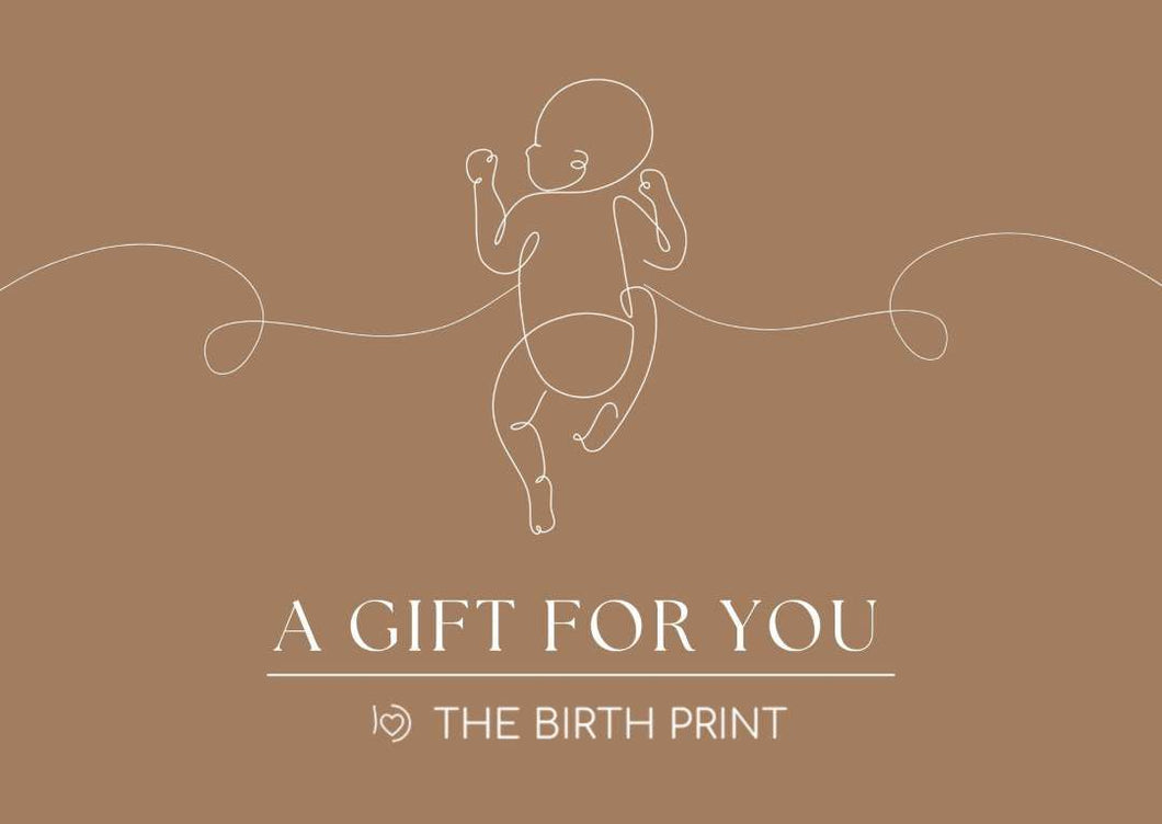 Birth Print Gift Card - Choose Value