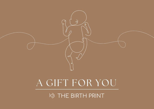 Birth Print Gift Card - Poster Only